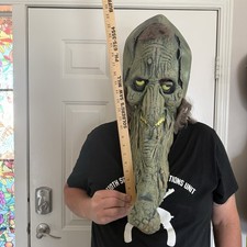 VTG Troll Witch Halloween Mask Paper Magic Woodland Creature Latex Rubber Scary