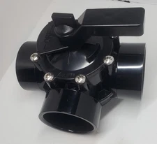 3-Port 2" Diverter Valve with PVC Pipe Compatible with Ground Pool, Tub & Spa Sy
