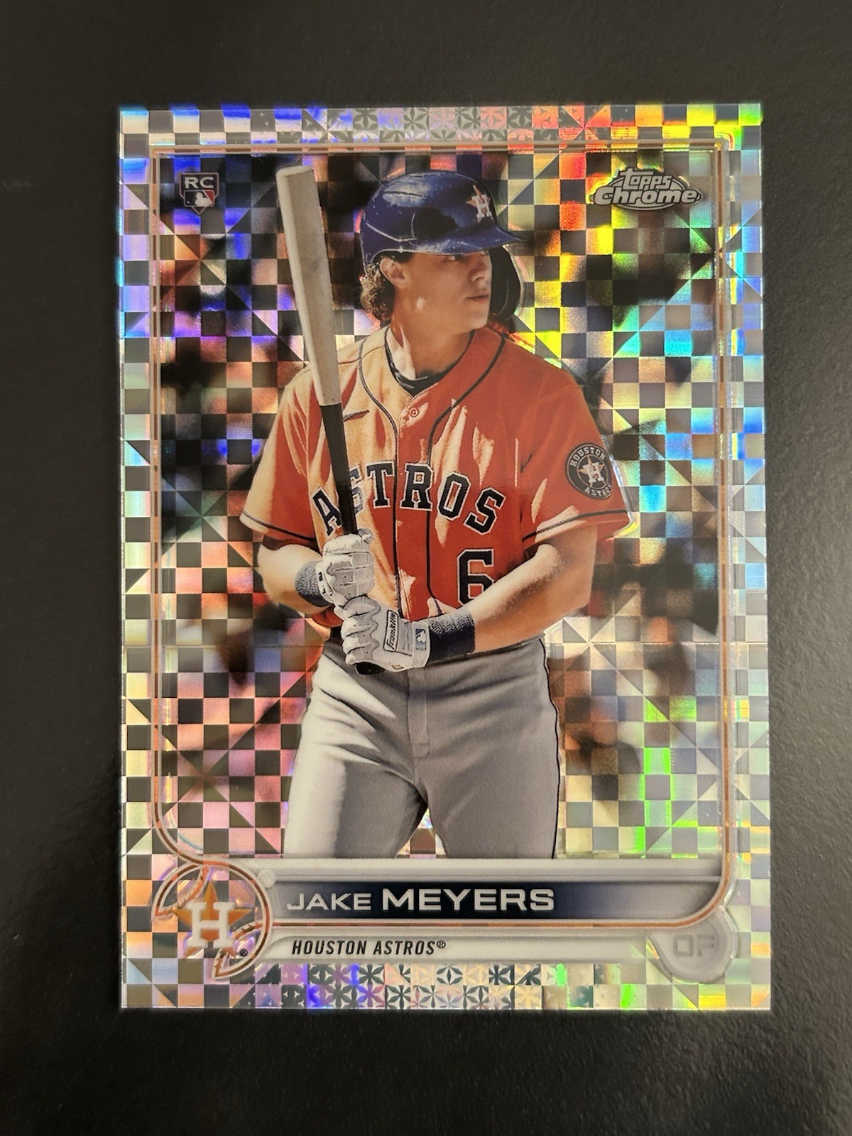 2022 Topps Chrome - Jake Meyers #114 X-Fractor (RC)