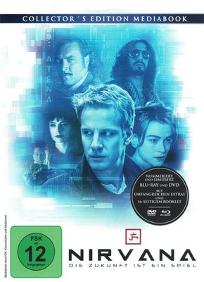 NIRVANA Die Zukunft ist ein Spiel MEDIABOOK Bluray Christopher Lambert NEU !!
