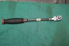 Snap-on Fhlf80a 38 Drive Dual 80 Soft Grip Long Handle Flex-head Ratchet Red
