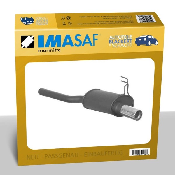 Imasaf Auspuff Sportauspuff für Fiat Punto (176) 1.4 GT Turbo 1X76Mm-image