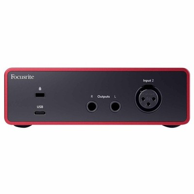 Focusrite Scarlett Solo 4th Gen USB Audio Music Recording