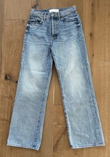 MOTHER Superior The Rambler Ankle Jeans Sz 25 Button Fly Wash Bucket List Cotton