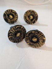  4 Flower Drawer Pulls Knobs Handles for Cabinet Dresser