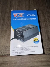 VCT VT-200J Japanese Step up / down Voltage Transformer Converts Japan 100 Volts
