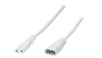 5907009615134 CP132 Kabel, IEC C7 żEńSki, IEC C8 MęSki, 2M, Gniazda: 1, BiałY LO