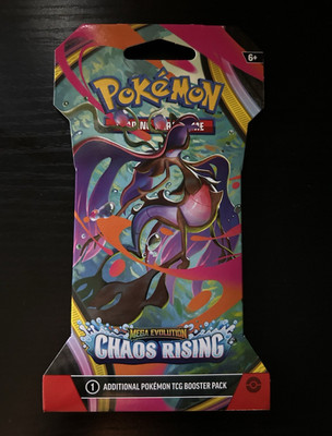 (SEALED) Brand new Pokémon TCG Mega Evolution Chaos Rising Booster pack  