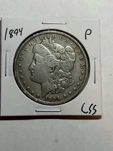 1894-P Morgan Silver Dollar VF Details Key Date