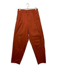 ISSEY MIYAKE Wide pleated pants orange 0AL14068