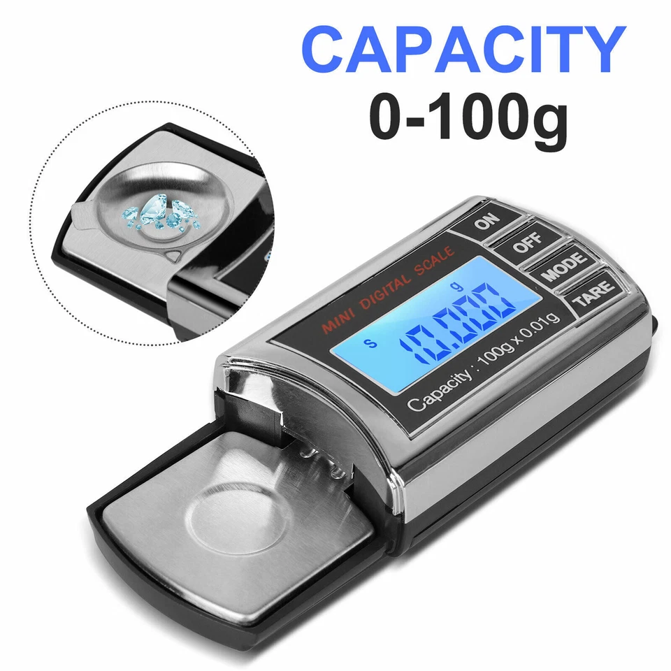 LED Digital Cartridge Scale Pressure Gauge Force Turntable Stylus 0.01g Tracking - Image 4 of 4