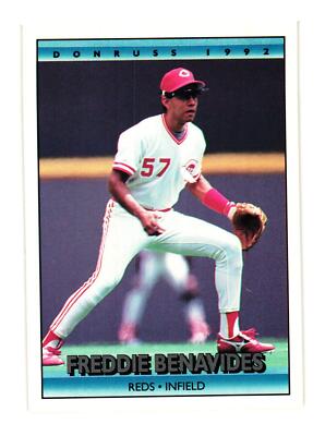 1992 Donruss #573 Freddie Benavides Cincinnati Reds