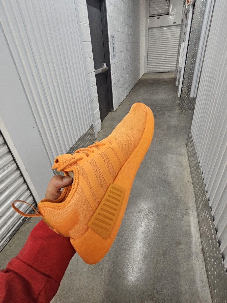 adidas gazelle silver green womens Men's Adidas HU Pharrell NMD Orange Trainers main image 1