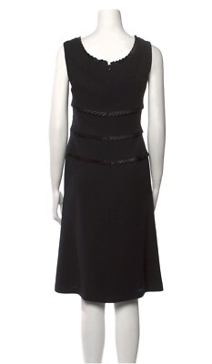 ESCADA Women's A-Line Dress US Size 10 , DE 40, Black 100% Virgin Wool  Elegant | eBay