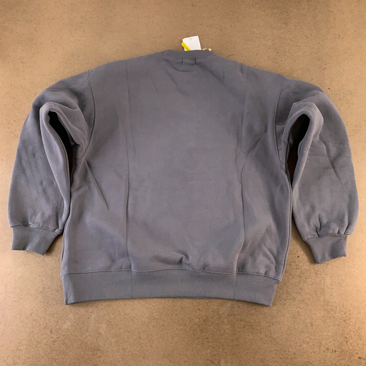 4uYes Adult Size Medium Gray For U Yes Blurred Graphic Crew