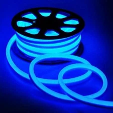 33ft DC12V LED Neon Rope Lights Strip Waterproof for Home Bar Sign Decor Outdoor