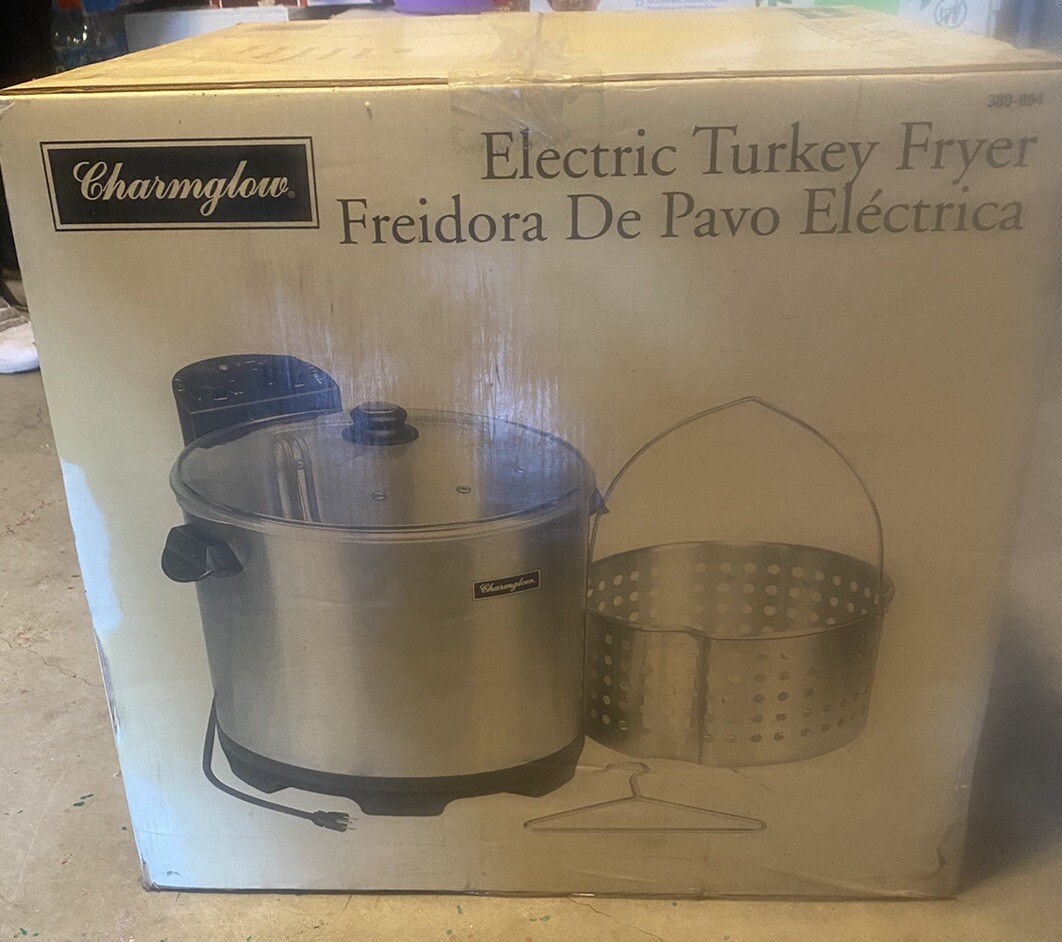 Charmglow electric turkey fryer/seafood Boiler In Box Brand New eBay