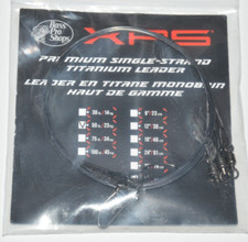 Bass Pro Shops XPS Titanium Leader 36" 50lb rodamiento de bolas giratorio a prueba de dientes