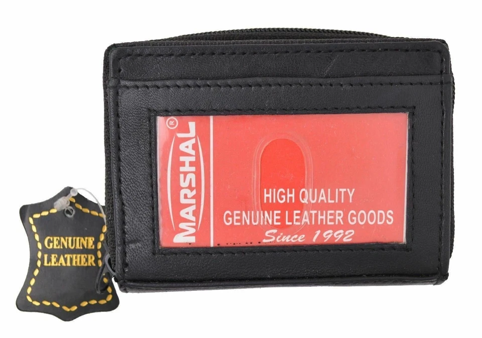 Cartera acordeón con tarjetero de crédito de cuero genuino de Marshal Foto 2 de 4