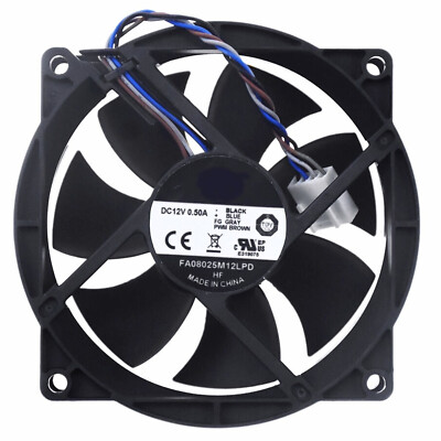 Cooling fan FA08025M12LPD for CoolerMaster 804057-001 12V 0.50A 80*25mm 4pin PWM
