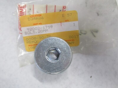 NOS OEM Kawasaki 1986 1987 ZX1000 BOLT 92002-1759 | eBay