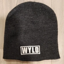 WYLD Beanie Knit Hat with Embroidered Patch Apollo Winter Ski Snow Board Skate