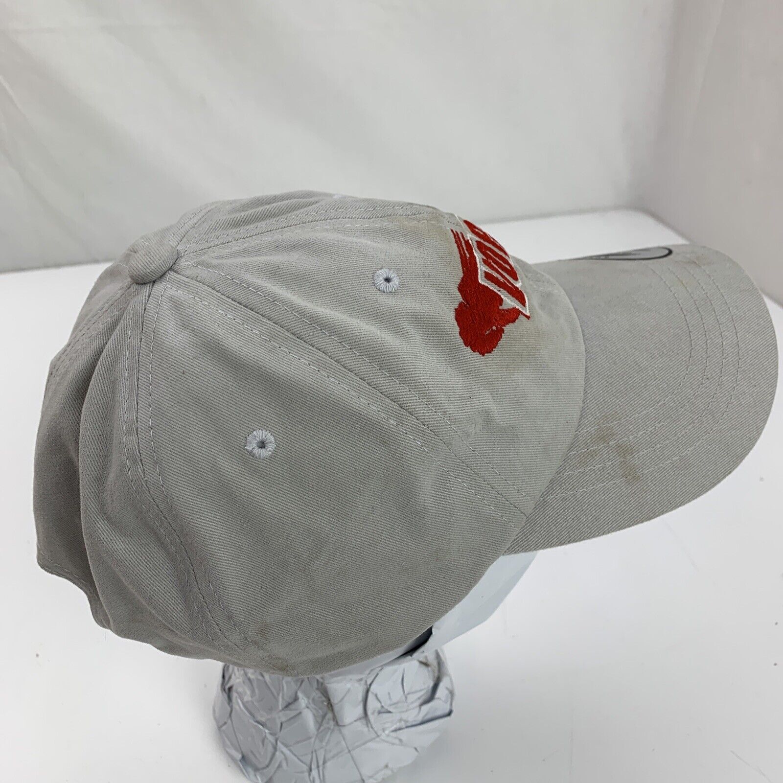 Vortex Seed Grey Ball Cap Hat Adjustable Baseball - image 4