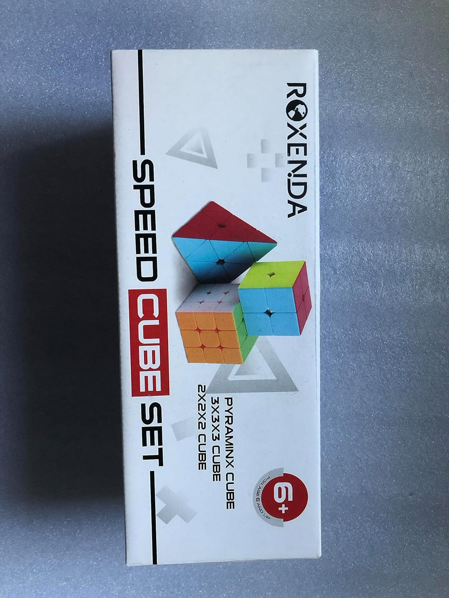 Speed Cube Set, Magic Cube Set of 2X2X2 3X3X3 Pyramid Cube Smooth