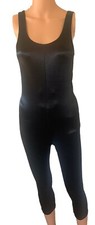 Black Sleeveless Bodysuit Small Nylon Spandex Never Worn