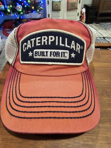 Caterpillar Cat Patch Hat Cap Strap Back Classic Dad (₩)