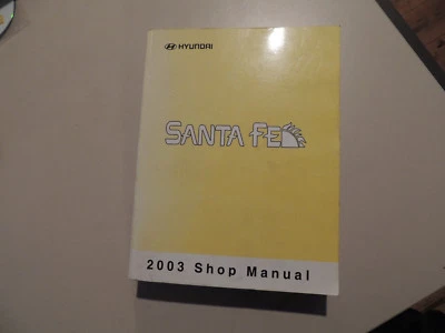 Werkstatthandbuch Service repair shop manual Hyundai Santa Fe Modelljahr 2003 - Bild 1 von 4