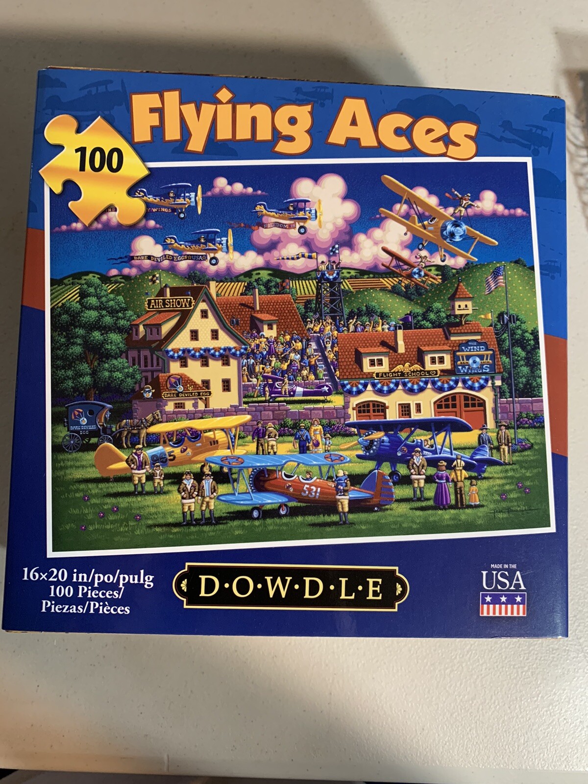 dowdle puzzle 100 Pieces 16x20 Flying Aces eBay