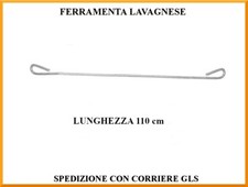 Asta per accriccatoio persiane in ferro con asola lunghezza  110 cm