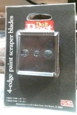 Do It Best 4-Edge Paint Scraper Blades 1 3/4" 2 Per Pack FREE SHIPPING
