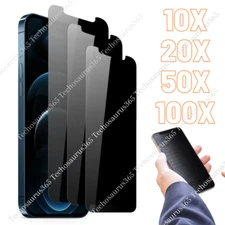 For iPhone 15 14 13 12 11 Pro Max XR X 8 Plus Privacy Glass Screen Protector Lot