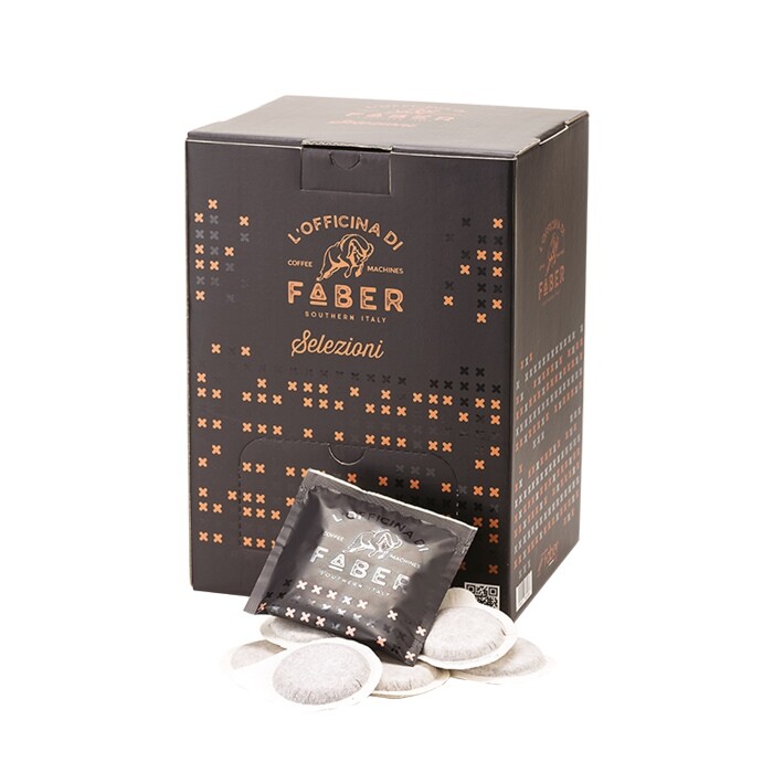 Faber CIALDA MONODOSE DI CAFFE' TOSTATO - MISCELA NERA DARK ROAST - 150PZ
