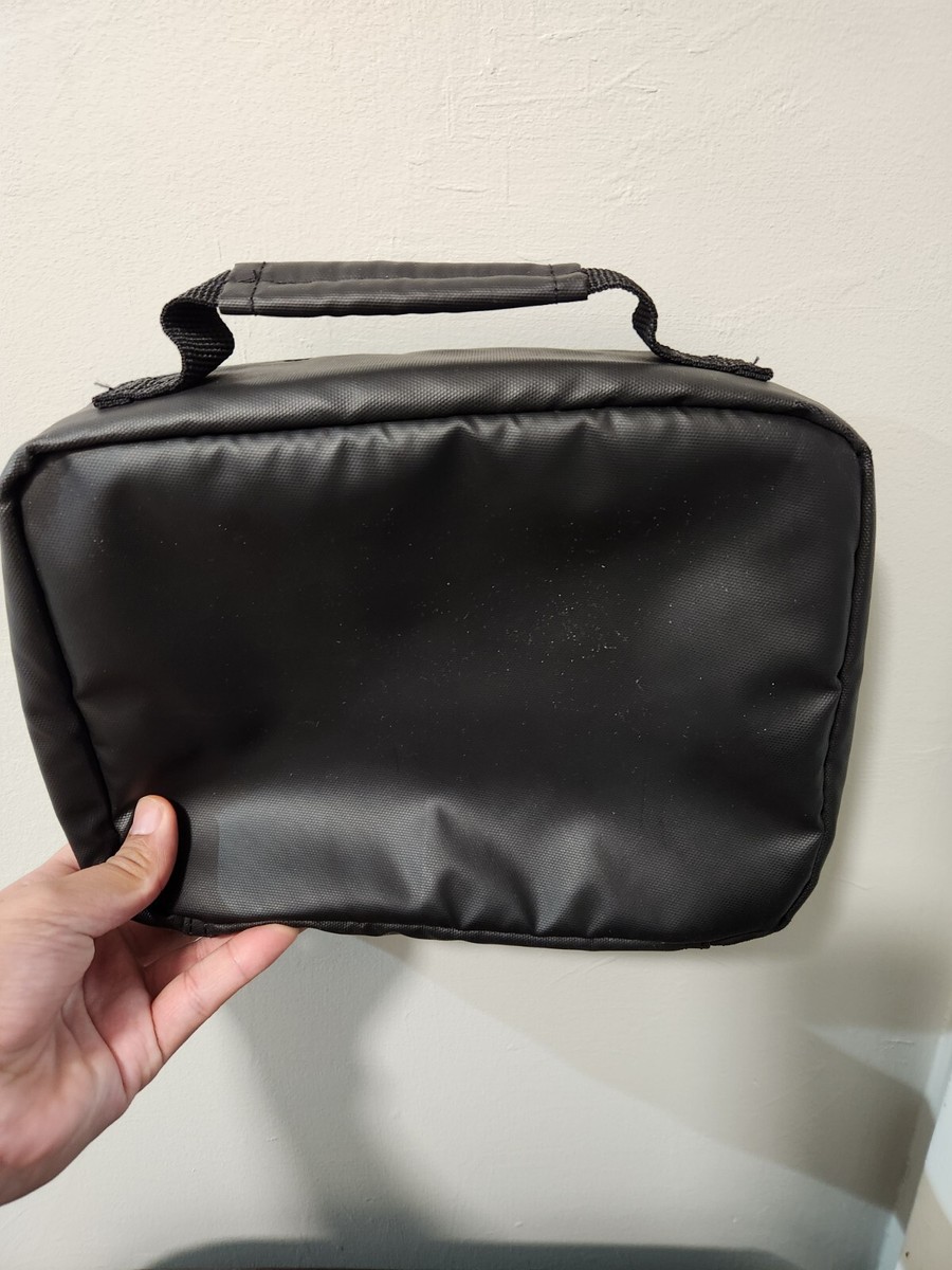 Nike Insulated Lunch Box Bag Pouch Zip Black/Pinkred 10x8x3 School