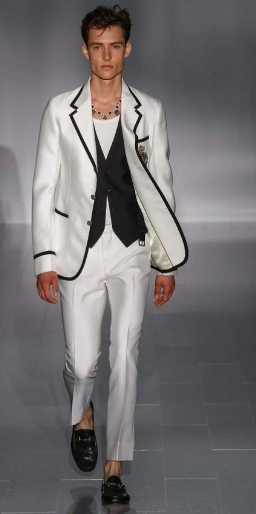 White formal deals coat