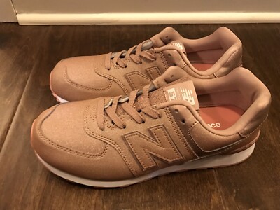 New Balance GC574KA Girls GC Sz Pink/Gold Shoes New