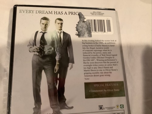 Wall Street (Brand New, DVD, 1987) M90 - Picture 5 of 5