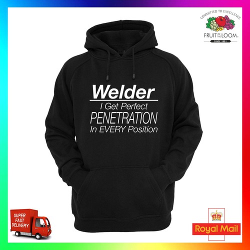 Welder Perfect Hoodie Hoody Funny Welding Mig Tig Arc Oxy Mechanic eBay