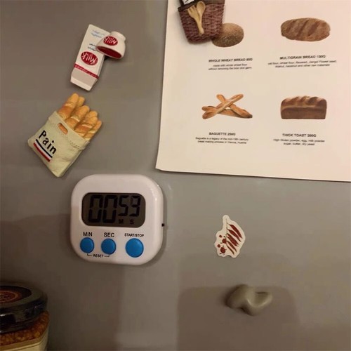 LCD Digital Kitchen Egg Cooking Timer Count Down Clock Alarm Stopwatch Magnetic - Picture 5 of 16