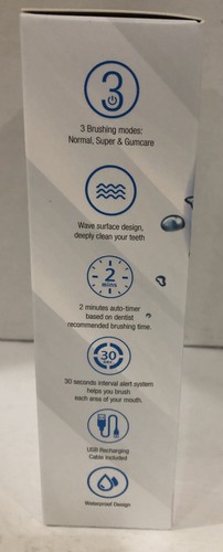 PURSONIC Sonic Technology Electric USB Rechargeable Toothbrush for Traveling - Picture 2 of 4
