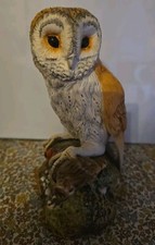 Vintage 1989 Royal Doulton Bird Collection 137 Barn Owl Great Condition