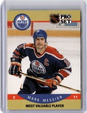 1990-91 Pro Set Mark Messier B Edmonton Oilers #397
