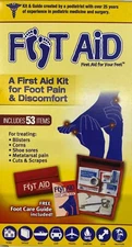 Ever Ready First Aid Kit for Foot Includes 53 Items Travel Feet Aid