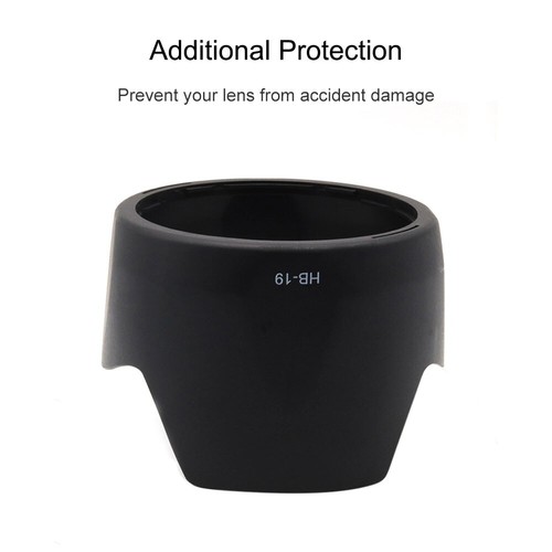 HB-19 Plastic Bayonet Mount Lens Hood for Nikon AF-S 28-70mm f/2.8D IF-ED Lens - Picture 3 of 6