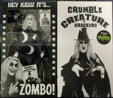 Rob Zombies The Munsters Zombo Crumble Creature Crackers Box Sdcc Neca