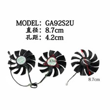 1PC for RTX 2070 2080 2080ti AMP GA92S2U Cooling fan