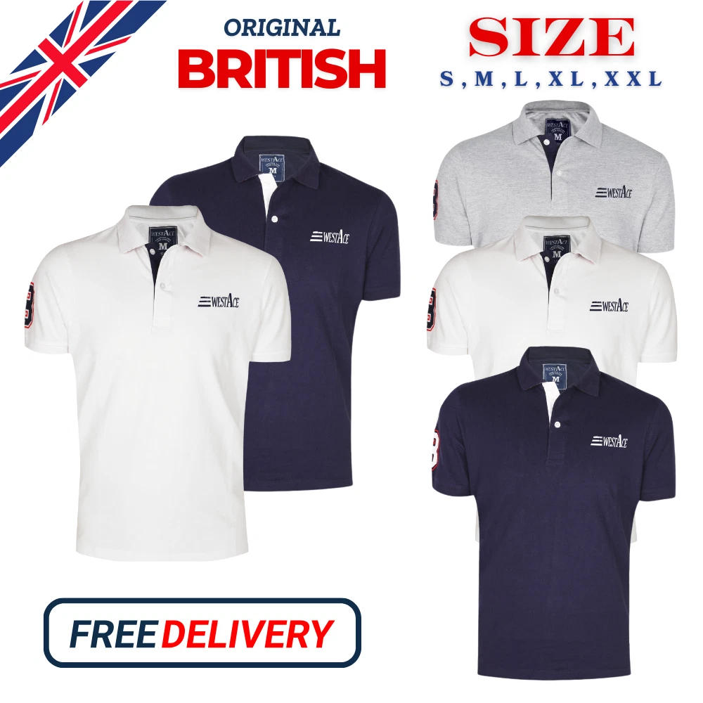 Pro Polo Shirts - Men's Short Sleeve Quick Dry Work Grade Polo Shirts - S to 2XL